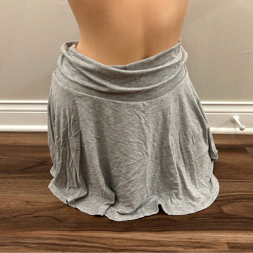 wild fable Light Gray Knit Skater Skirt